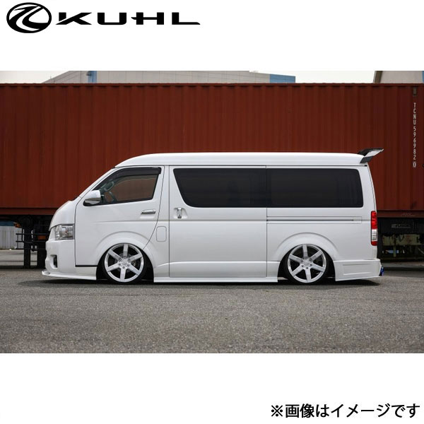 クール ハイエース 200系[4型以降ワイド]エアロキット BASIC SET 6点セット 2トーン塗装 Ver3 200W-SS KUHL エアロ 外装パーツ | 