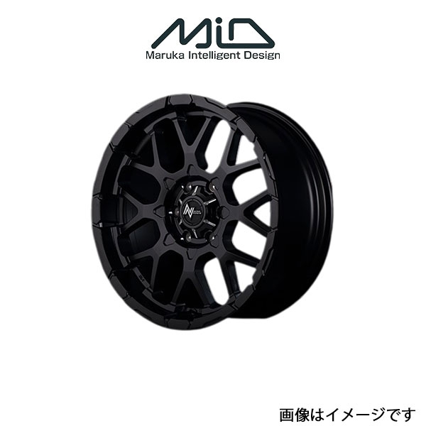 MID ナイトロパワー M28バレット アルミホイール 1本 キャラバン 26系(16×6.5J 6 139.7 INSET48 セミグロスブラック)NITRO POWER :1MID qq e f2 i 35799t:T FOUR 自動車のパーツ用品専門店