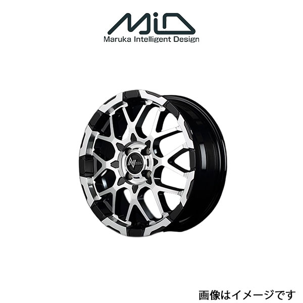 MID ナイトロパワー M28バレットKC アルミホイール 1本 デミオ DE系(16×6J 4 100 INSET40 ブラック/ミラーカット)NITRO POWER :1MID qq e f2 i 48366t:T FOUR 自動車のパーツ用品専門店