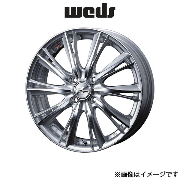 ウェッズ レオニス WX アルミホイール 1本 ムーヴキャンバス LA850系 14インチ ハイパーシルバーミラーカット 0033854 WEDS LEONIS WX｜t-four2010