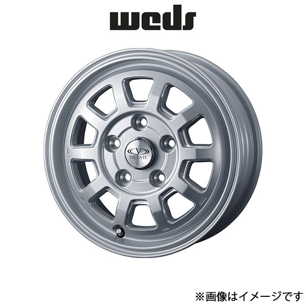 ウェッズ ヴィセンテ06 NV アルミホイール 4本 NV200 バネット M20 14インチ シルバー 0040116 WEDS VICENTE 06 NV :0040116 qq e 154832t:T FOUR 自動車のパーツ用品専門店