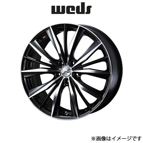 ウェッズ レオニス VX アルミホイール 1本 IS250C 20系 18インチ ブラックミラーカット 0033280 WEDS LEONIS VX｜t-four2010