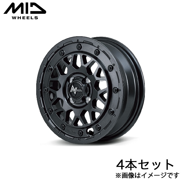 MID ナイトロパワーM29スティンガー N-ONE JG3/JG4 アルミホイール 4本