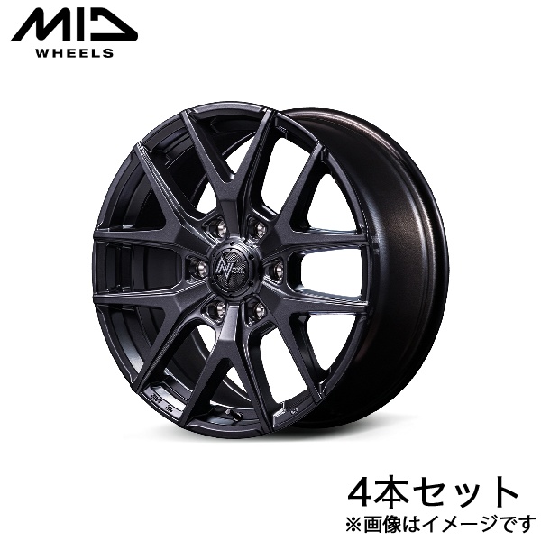 MID ナイトロパワーM62トマホーク ランドクルーザー 300系 アルミホイール 4本(20×8J 6-139.7 +55 バレルブラック)NITRO POWER