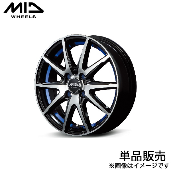 マルカサービス MID RX-02 プリウス 50系 アルミホイール 1本(17×7J 5