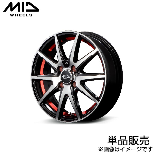 マルカサービス MID RX-02 ソリオ MA34S アルミホイール 1本(15×4.5J 4