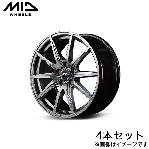 MID SLS ノア 70系 アルミホイール 4本(16×6.5J 5-114.3 +