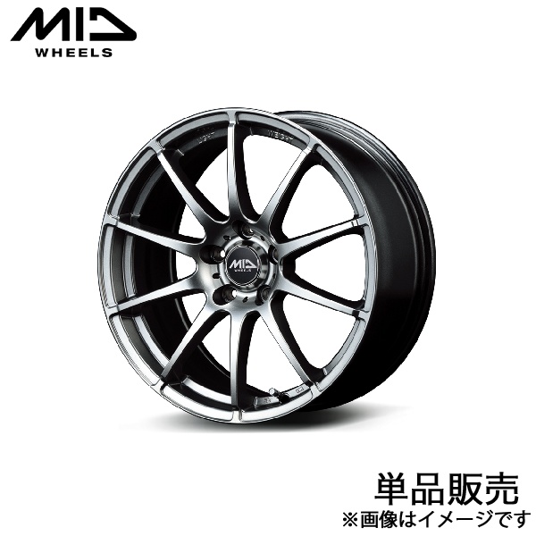 マルカサービス MID スタッグ GR86 ZN8 アルミホイール 1本(16×6.5J 5
