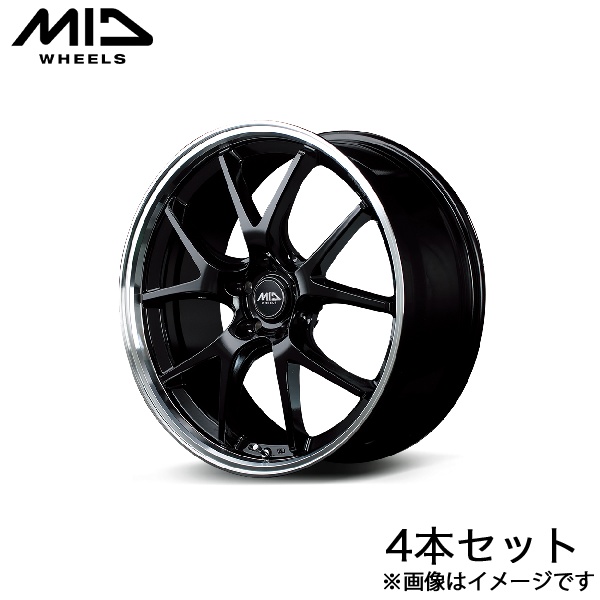 マルカサービス MID エグゼ5 スイフトスポーツ ZC33S アルミホイール 4