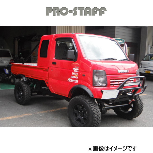 プロスタッフ ZEAL フロントウインチバンパー キャリィ PRO STAFF :prstf qq e f2 h 672t:T FOUR 自動車のパーツ用品専門店