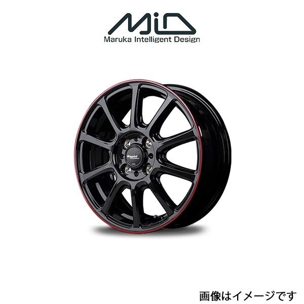 MID ラピッドパフォーマンス ZX10 アルミホイール 1本(14×4.5J 4-100 INSET45)タウンボックス 64系 RAPID PERFORMANCE ZX10