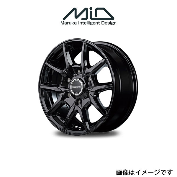 MID ロードマックス KG25 アルミホイール 1本 ハイエース/レジアスエース 200系(16×6.5J 6 139.7 INSET38 ブラック)ROADMAX KG25 :1MID qq e f2 i 27645t:T FOUR 自動車のパーツ用品専門店