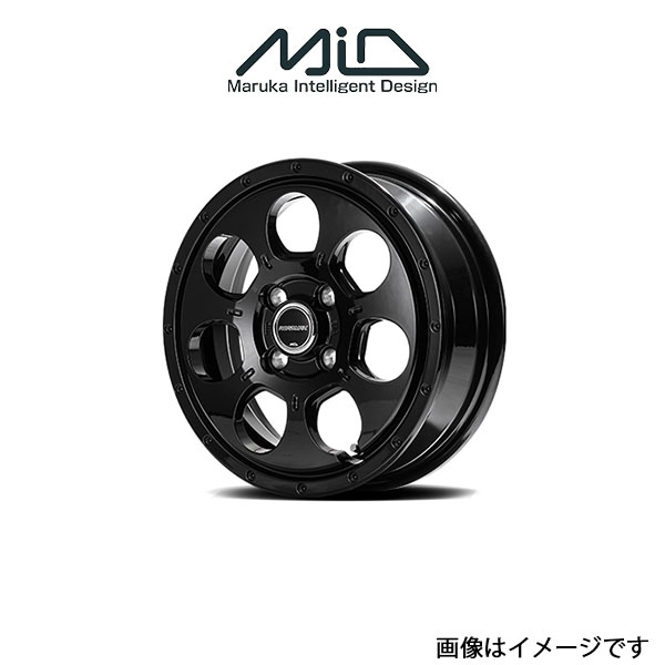 MID ロードマックス マッドエージェント アルミホイール 1本(15×4.5J 4-100 INSET45)ekワゴン/ek-X B3#系 ROADMAX MUDAGENT