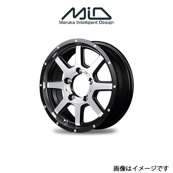 MID ロードマックス WF8 アルミホイール 4本 ジムニー 64系(16×5.5J 5 139.7 INSET22 セミグロスブラック)ROADMAX :4MID qq e f2 i 3734t:T FOUR 自動車のパーツ用品専門店