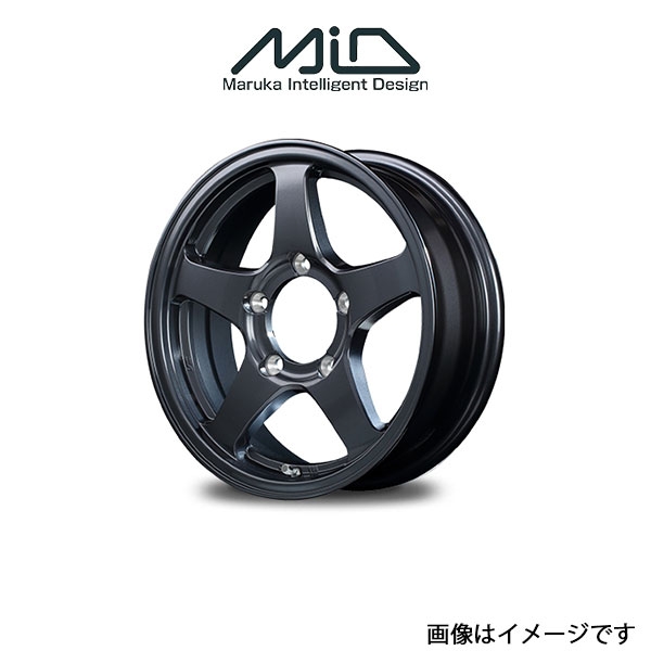 MID オフパフォーマー RT-5NP+ II アルミホイール 1本 ジムニー 23系(16×5.5J 5-139.7 INSET22 ダークガンメタ  II)OFF PERFORMER