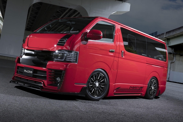ウェッズアドベンチャー マッコイズRV-5 ボンゴブローニイバン 200系 17インチ アルミホイール 4本 ブラック 0040985 WEDS McCOYSの画像