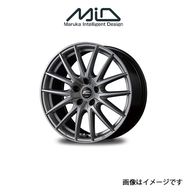 MID シュナイダー SQ27 アルミホイール 4本 スイフトスポーツ ZC33S(17×7J 5 114.3 INSET55 メタリックシルバー)SCHNEIDER SQ27 :4MID qq e f2 i 5414t:T FOUR 自動車のパーツ用品専門店