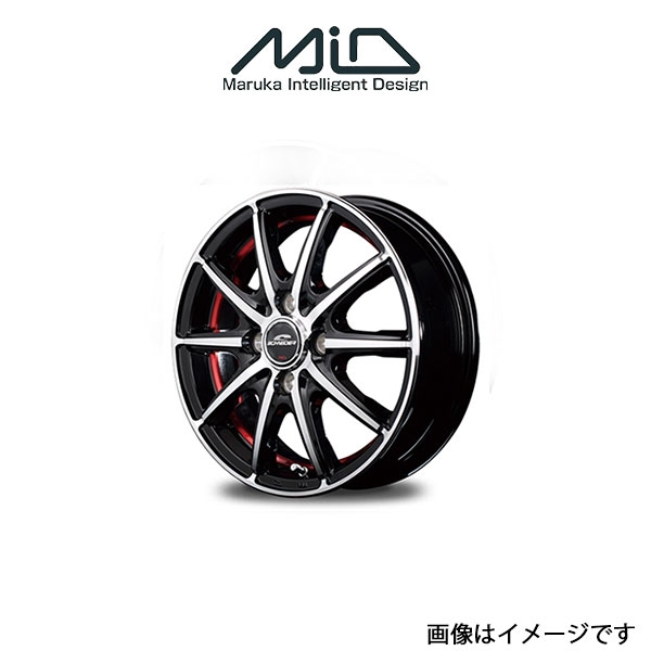 MID シュナイダー SX 2 アルミホイール 1本 アクア 10系(14×5.5J 4-100 