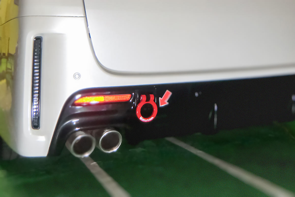 OKUYAMA オクヤマ フリップアップトーイングフック(可倒式牽引