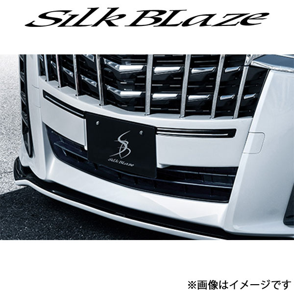 シルクブレイズ アルファード 30系[前期/S系グレード]フロントバンパーカバー(塗装済)TSR30AS-BC-###B SilkBlaze