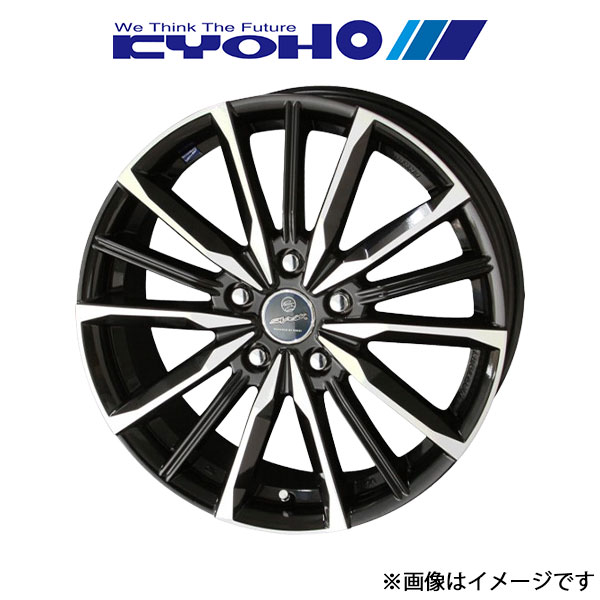 共豊 アルミホイール 4本 スマック ヴァルキリー ステップワゴン RP6/RP7/RP8(18×7.0J 5-114.3 INSET48)KYOHO SMACK VALKYRIE