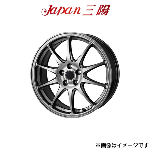 ジャパン三陽 ザック JP-202 アルミホイール 4本(18×7J 5-114.3 INSET53 シルバー)アクセラ/アクセラスポーツ BK系 Japan三陽 ZACK