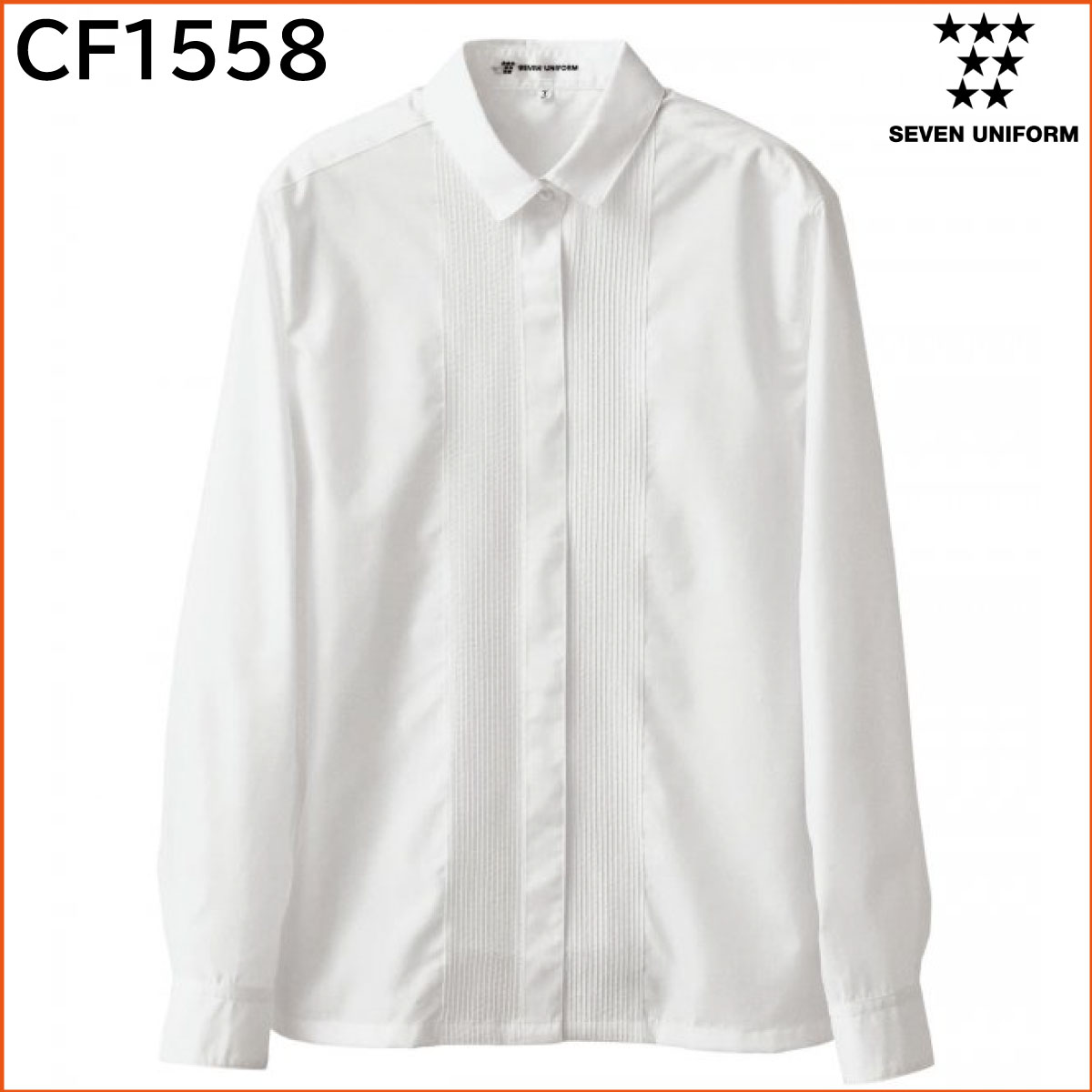 ブラウス（女性用）CF1507 7〜17号 セブンユニフォーム SEVEN UNIFORM 1色展開 ブラウス（女性用）CF1507 7〜17号 セブンユニフォーム SEVEN