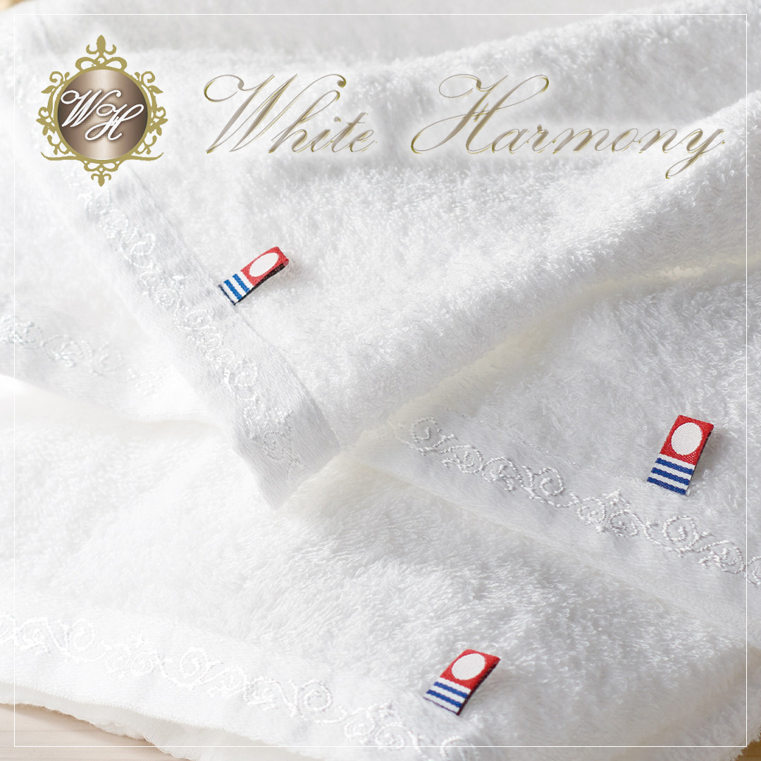 JRA タオルセット ホワイト ネイビー ギフト　非売品 今治タオル（imabari towel） バス・フェイスタオルセット ホワイト