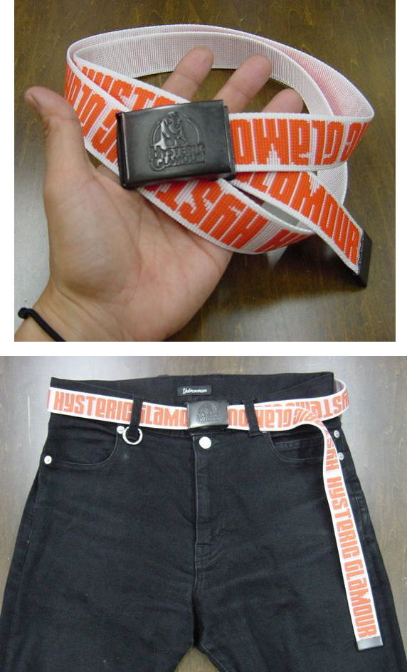 ヒステリックグラマー ロゴジャガード テープベルト【新品　未使用】 mtudtFqDnXcZ.jpg?width=768