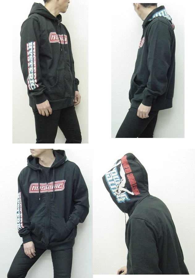 ヒステリックグラマー　オールレザーパーカー　/F　ブラック　本革　ヒス　黒　HG HYSTERIC GLAMOUR｜ヒステリックグラマーのパーカー通販 - ZOZOTOWN