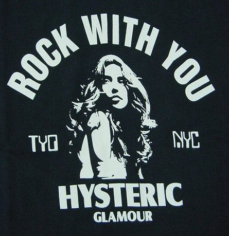 8/31迄値下げ HYSTERIC GLAMOUR ROCK W YOUTシャツ HYSTERIC GLAMOUR - ROCK W YOU Tシャツ / ブラック | Tempt