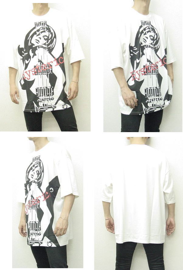 極美品ヒステリックグラマー2024ss ビッグ Tシャツ Supreme シュプリーム 2024AW Hysteric Glamour Pin Up Tee
