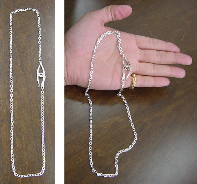 LARRY SMITH ラリースミス シルバーチェーン Mサイズの説明