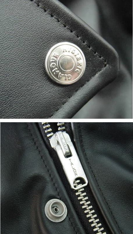 ヒステリックグラマー　ダブルライダース　牛革　ロゴ HYSTERIC GLAMOUR（ヒステリックグラマー） HYSTERIC