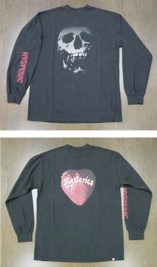 【Hysteric Glamour】スカルベリー ロンT y2k✨️ 人気 HYSTERIC GLAMOUR スカルベリー ピチ ロンT