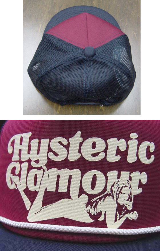 ＨＹＳＴＥＲＩＣ ＧＬＡＭＯＵＲ ヒステリックグラマー LIE DOWN GIRL メッシュキャップ ０２２３２ＱＨ０２