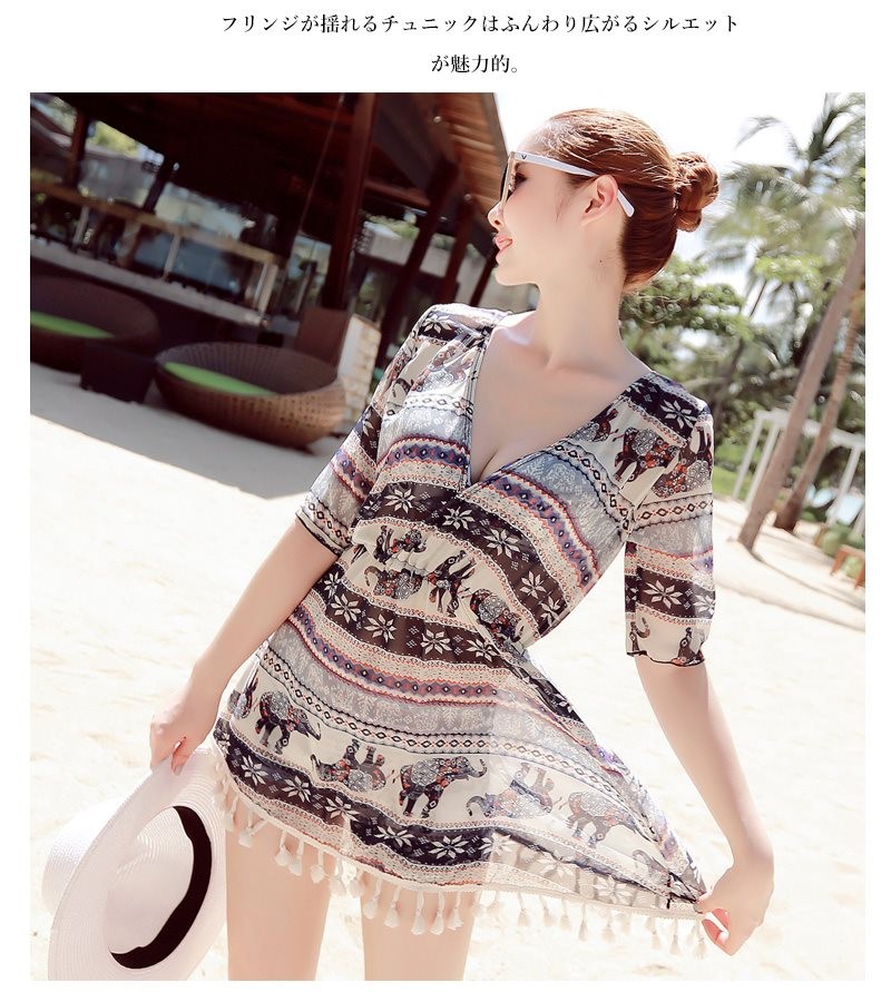 水着 体型カバー レディース