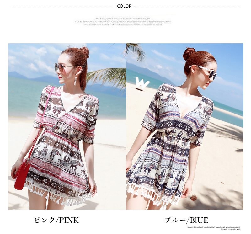 水着 体型カバー レディース