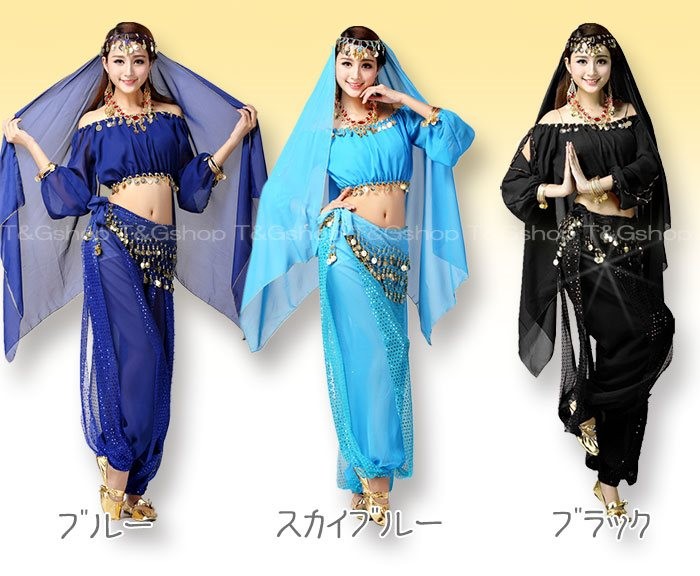 ハロウィン コスプレ アラビアン アラジンベリーダンス 衣装 セクシー
 かわいい