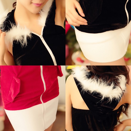 サンタ コスプレ ファー付き