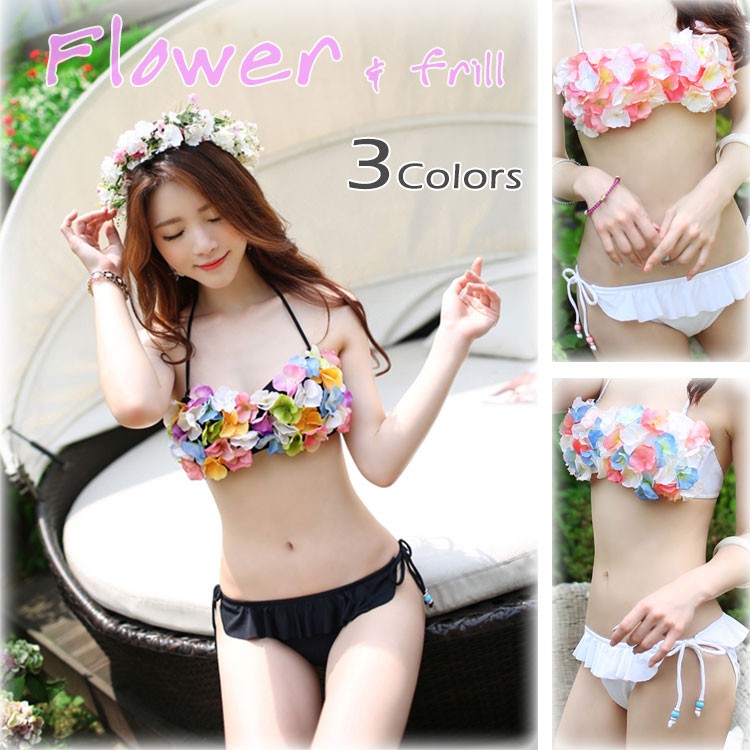 水着 花びら ビキニ