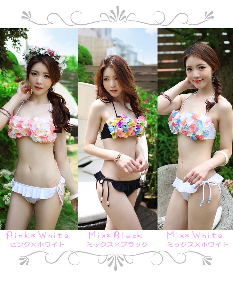 水着 花びら ビキニ