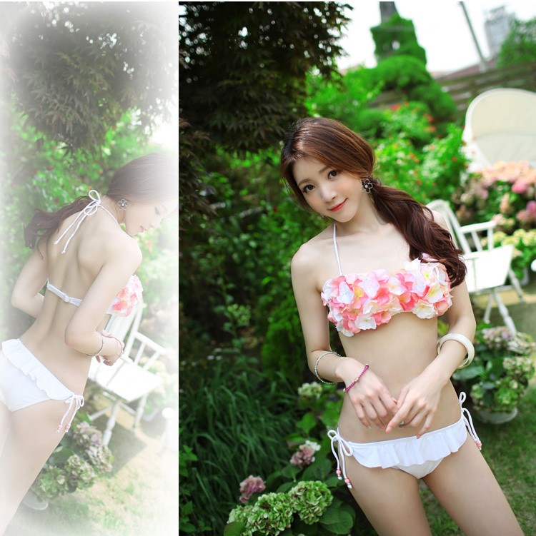 水着 花びら ビキニ