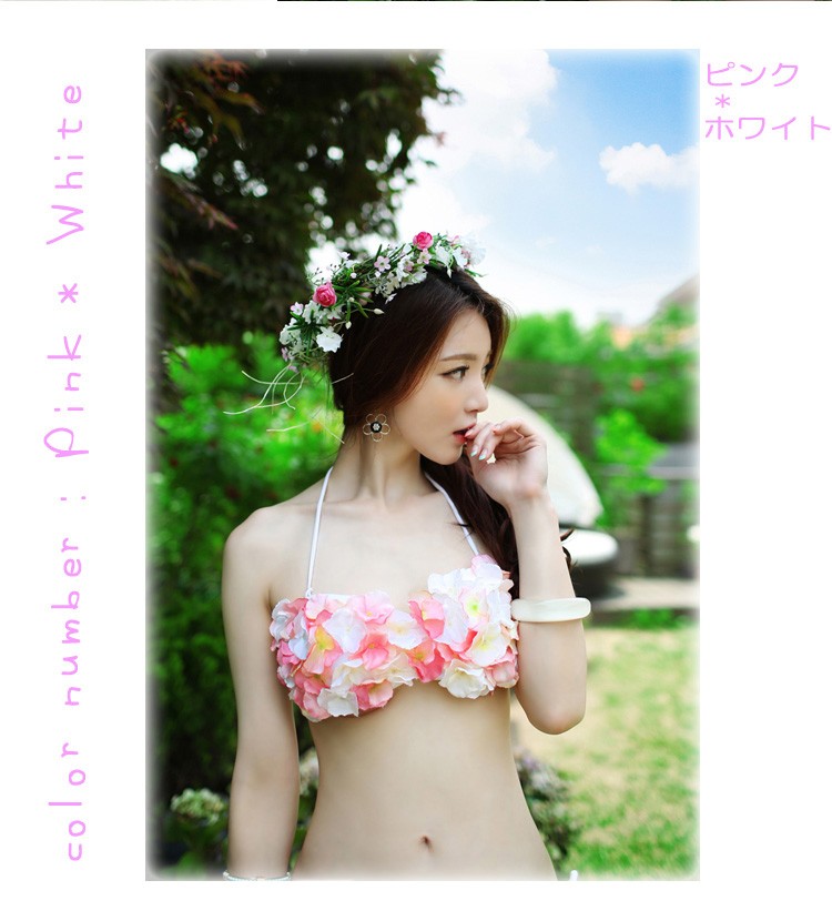 水着 花びら ビキニ