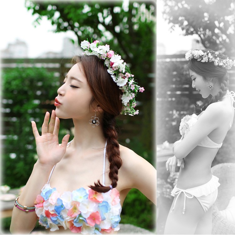 水着 花びら ビキニ