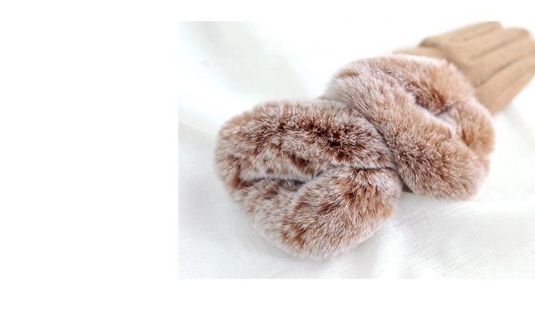 手袋 レディース ファー付き スマホ対応