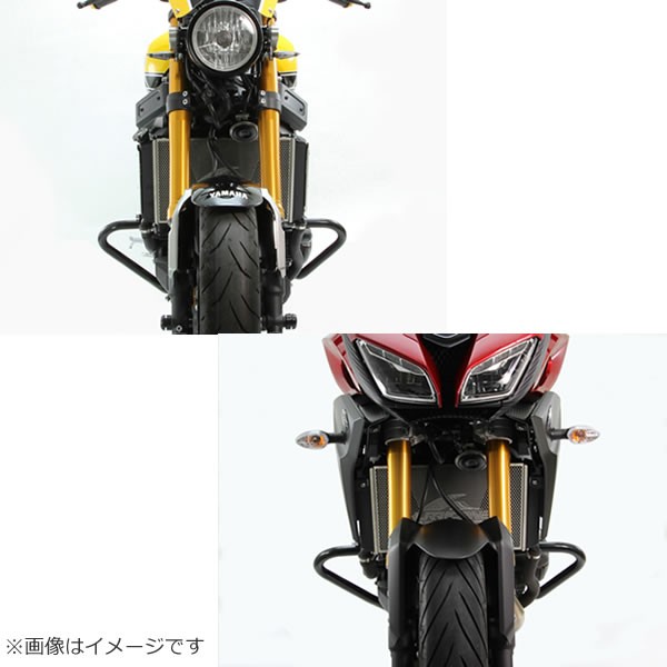 ハリケーン MT-09/XSR900 エンジンガード ブラック HA7571B : 2輪・4輪
