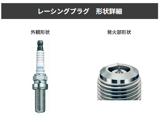 NGK 1本 NGKレーシングプラグ (97537) R2558E-9 一体形 【正規品】 : 2