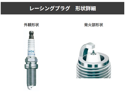 NGK 2本セット NGKレーシングプラグ (4654) R7437-9 一体形 【正規品