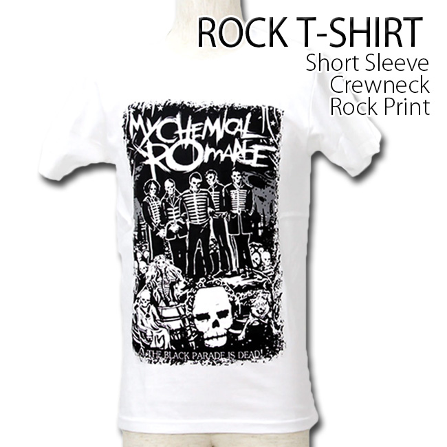 ロックtシャツ バンドtシャツ パンク My Chemical Romance マイケミ メンズ レディース M-2XLサイズ 黒色 白色 ストリート系 |  | 02